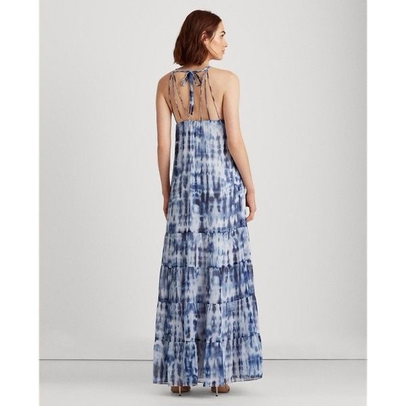 NEW RALPH LAUREN Tie dye tiered dress size 0 - Picture 7 of 10